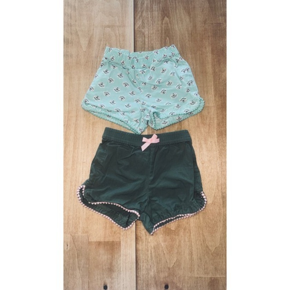 Just One You Made by Carters 12M Baby‎ Girl Shorts Bundle 100% Cotton